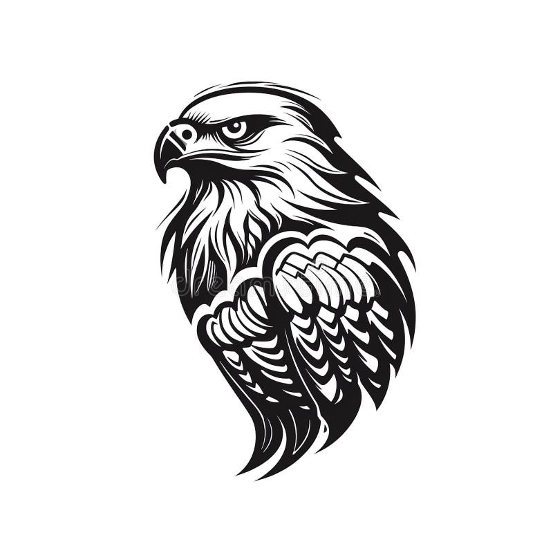 Falcon logo royalty free illustration