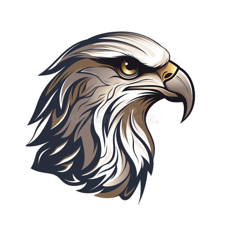 Falcon logo royalty free illustration