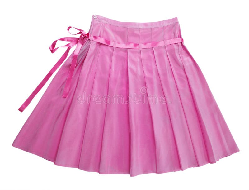 Falda de seda rosada imagen de archivo. Imagen de costura - 9690295