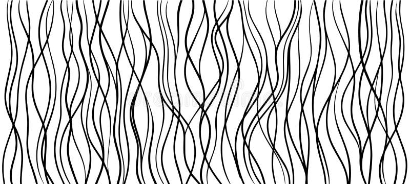 Falista ręka rysujący wzór Pionowo doodle lampasy, bezszwowy abstrakt fali tło, bambusowy płótno Wektorowa drewniana tekstura ilustracji Falista ręka rysujący wzór Pionowo doodle lampasy, bezszwowy abstrakt fali tło, bambusowy płótno Wektorowa drewniana tekstura ilustracji