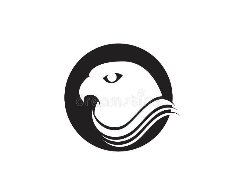 Falke Logo Template vektor abbildung