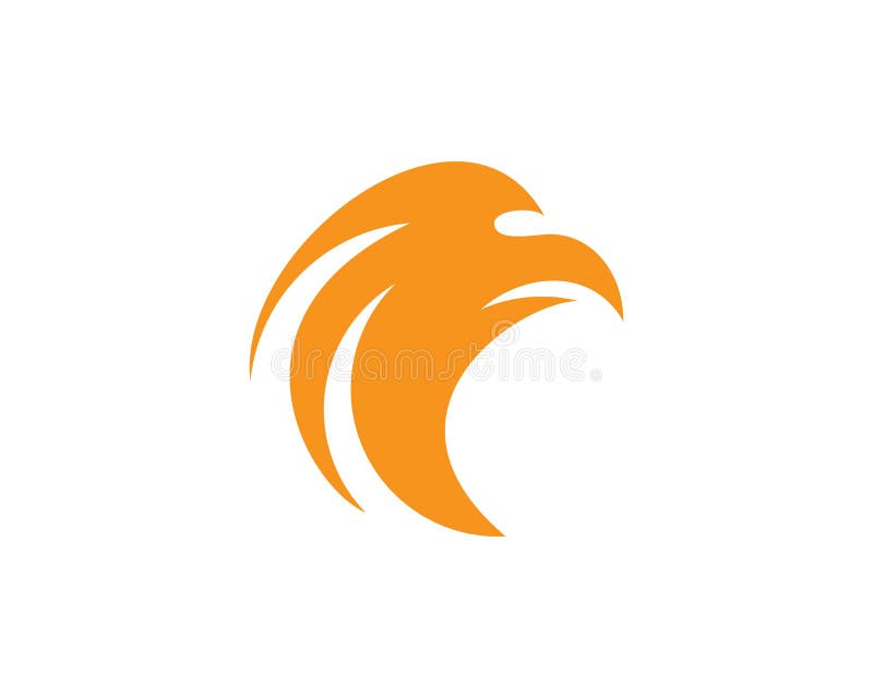 Falke-Logo Template Vector-Ikone. Falke-Logo Template-Vektorikonenillustration