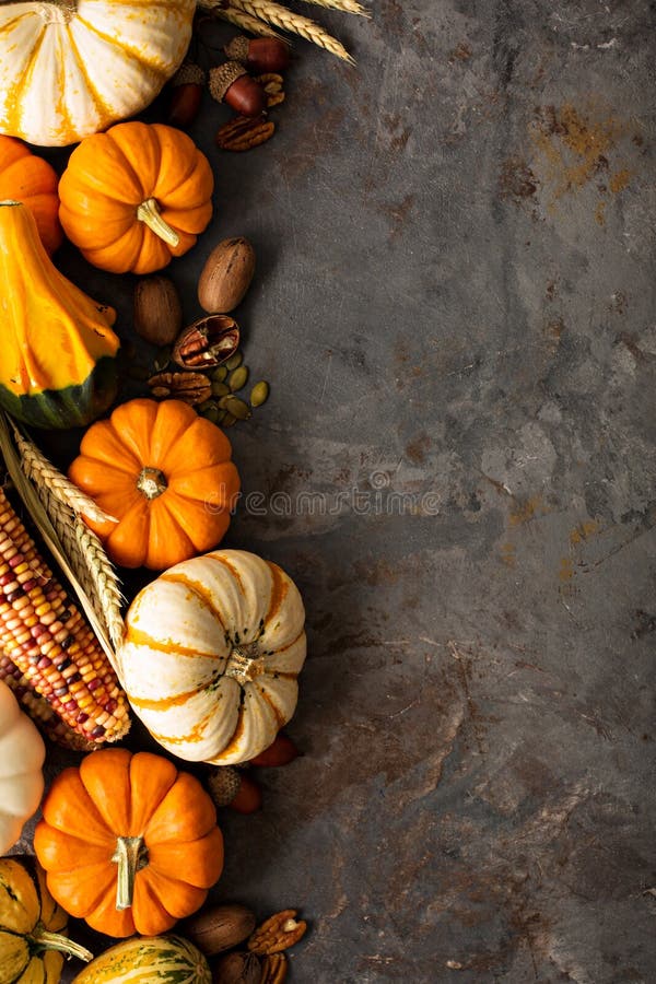 Fall background with pumpkins stock image Fall background with pumpkins stock image