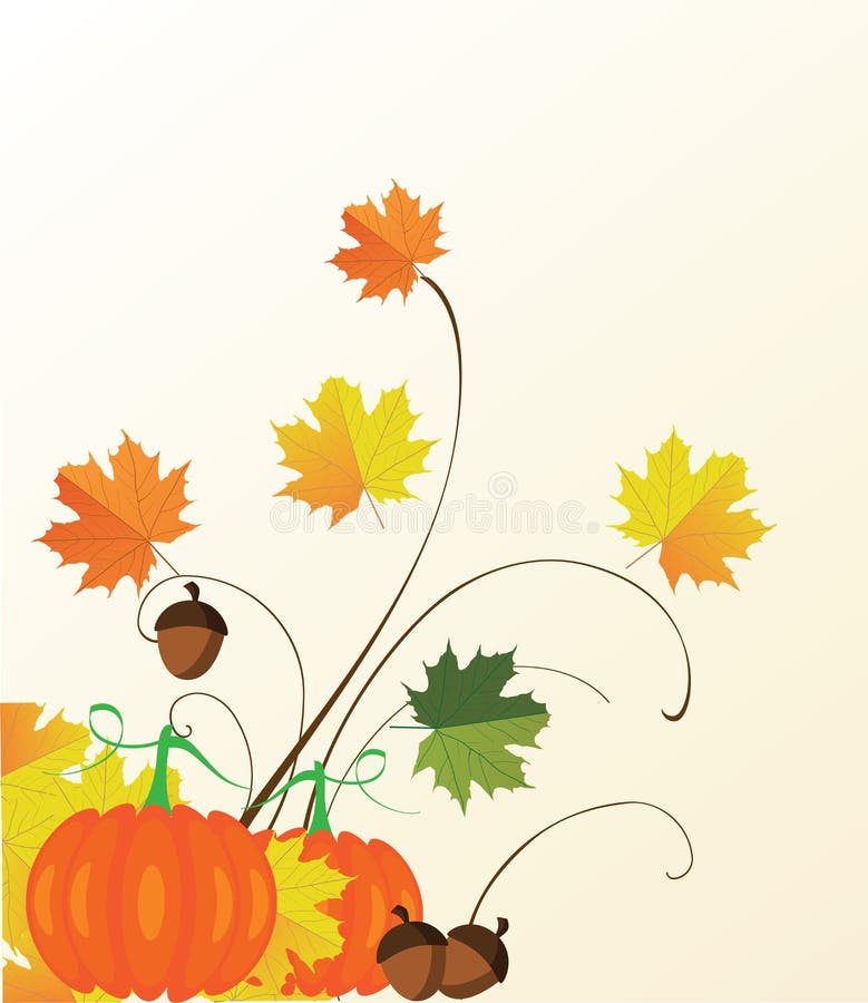 Fall Background stock vector. Illustration of decor, brown - 59138813