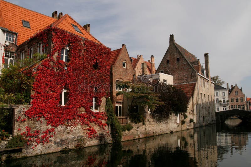 Fall in Brugge, Belgium,Europe