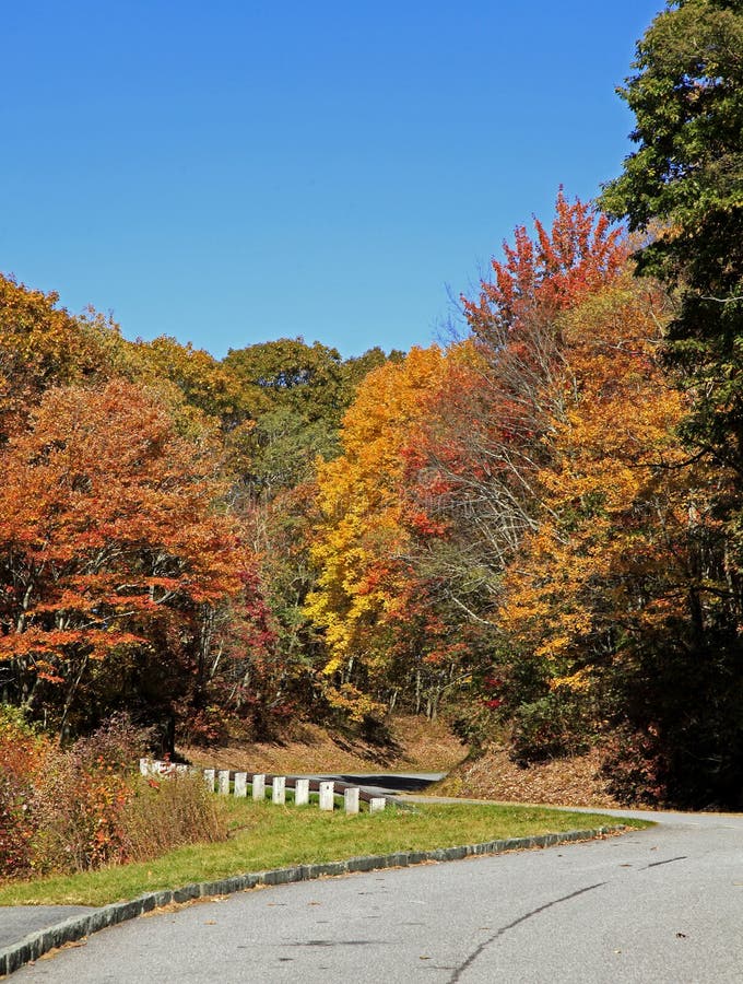 Fall Colors Along the Blue Ridge Parkway Stock Photo - Image of fall