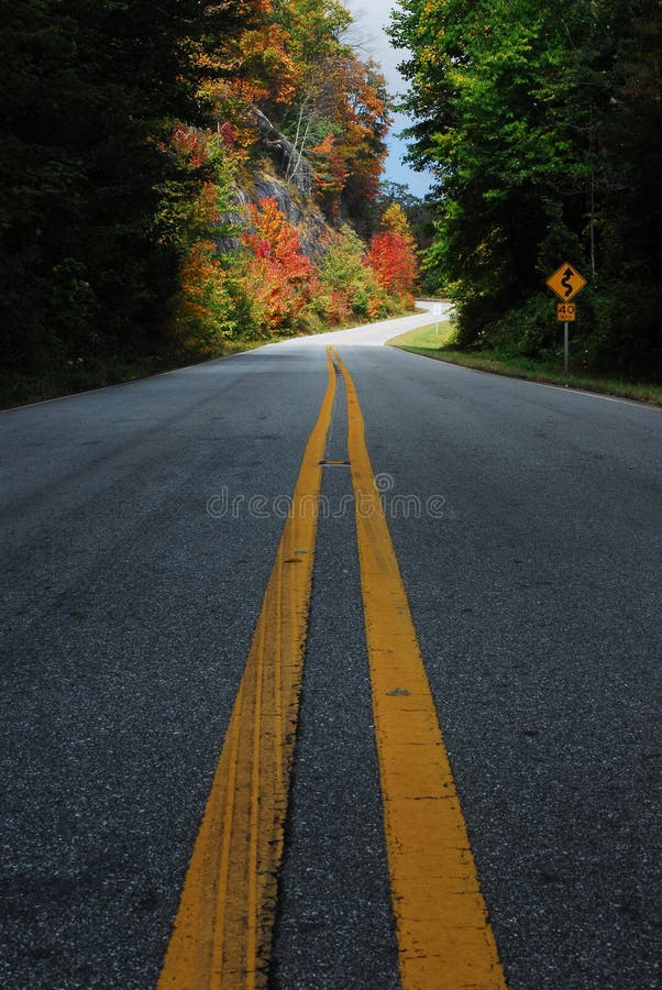 Scenic Tree Lined Country Road In The Catskill Mountains Of