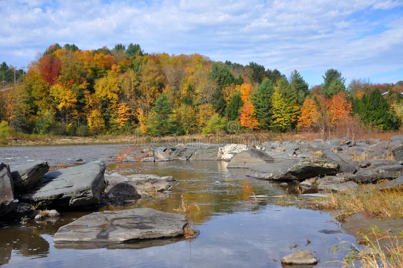 Fall Foliage in Mount Mansfield, Vermont royalty free stock images Fall Foliage in Mount Mansfield, Vermont royalty free stock images