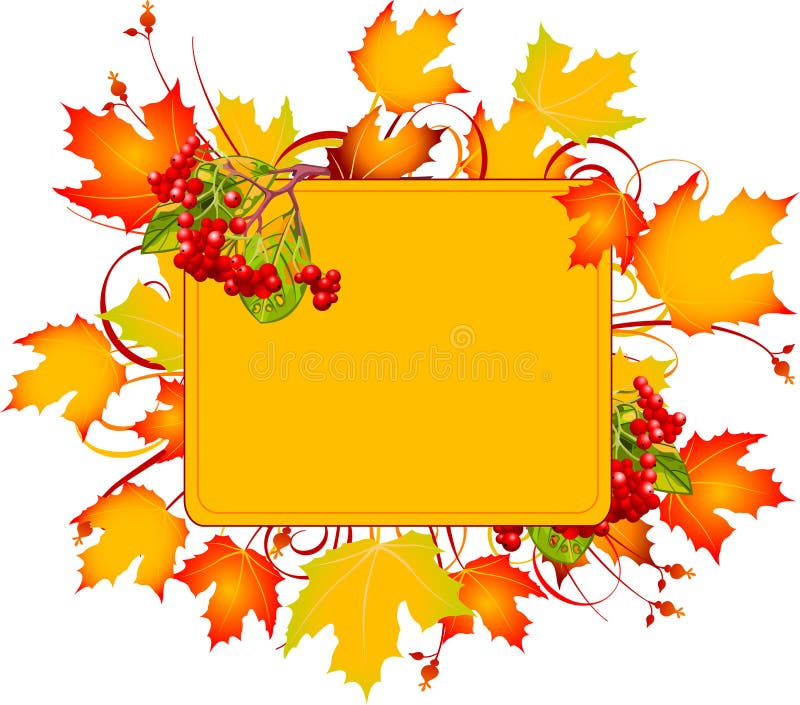 Fall colors adorn background, perfect for greeting cards or retail signage. Vector illustration perfect for Thanksgiving and Halloween. Fall colors adorn background, perfect for greeting cards or retail signage. Vector illustration perfect for Thanksgiving and Halloween