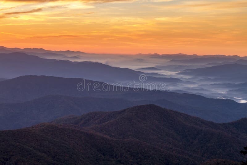Fall in Great Smoky Mountains National Park stock image Fall in Great Smoky Mountains National Park stock image