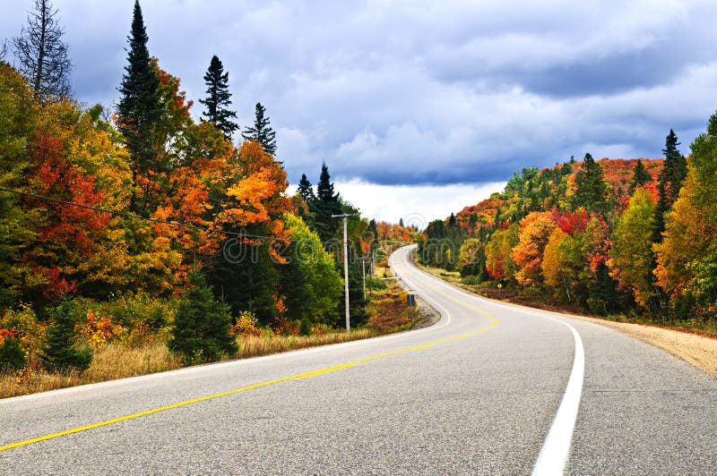 Fall highway