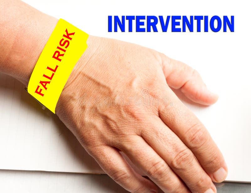 Fall Risk Patient Bracelet stock image. Image of information 36243271