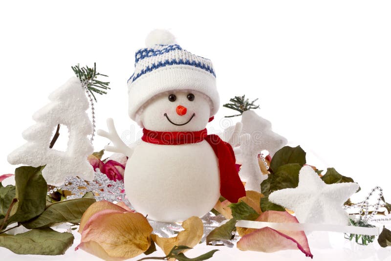 Fall and Winter snowman