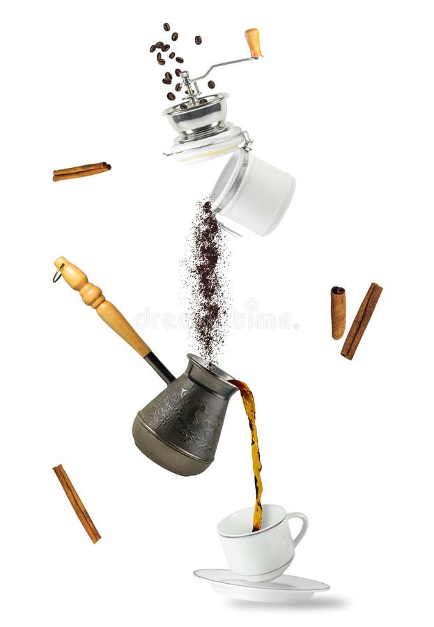 Falla för kaffe royaltyfri fotografi Falla för kaffe royaltyfri fotografi