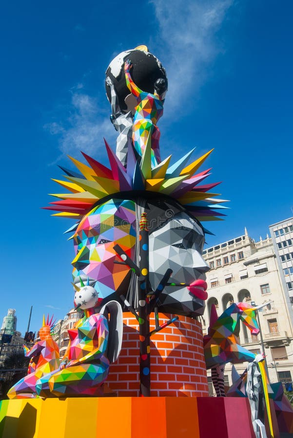 Fallas Valencia 2018. Fallas 2018 a Valencia in Spagna