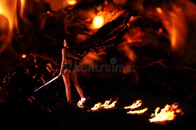 Fallen angel royalty free stock photography Fallen angel royalty free stock photography