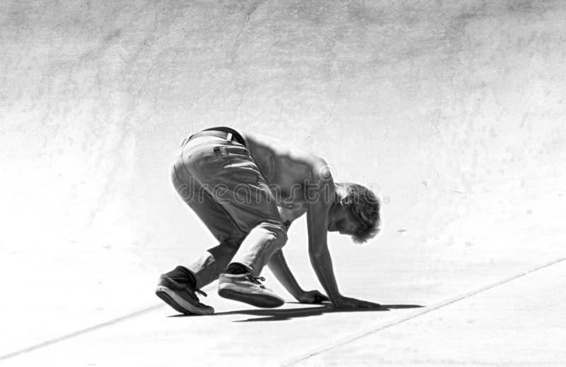 Falling Skateboarder stock photos Falling Skateboarder stock photos