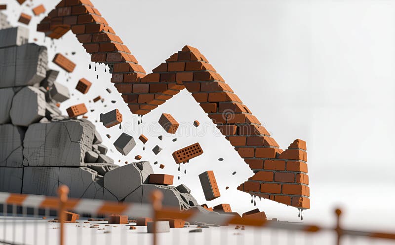 Unstable Lego tower before reinforcement