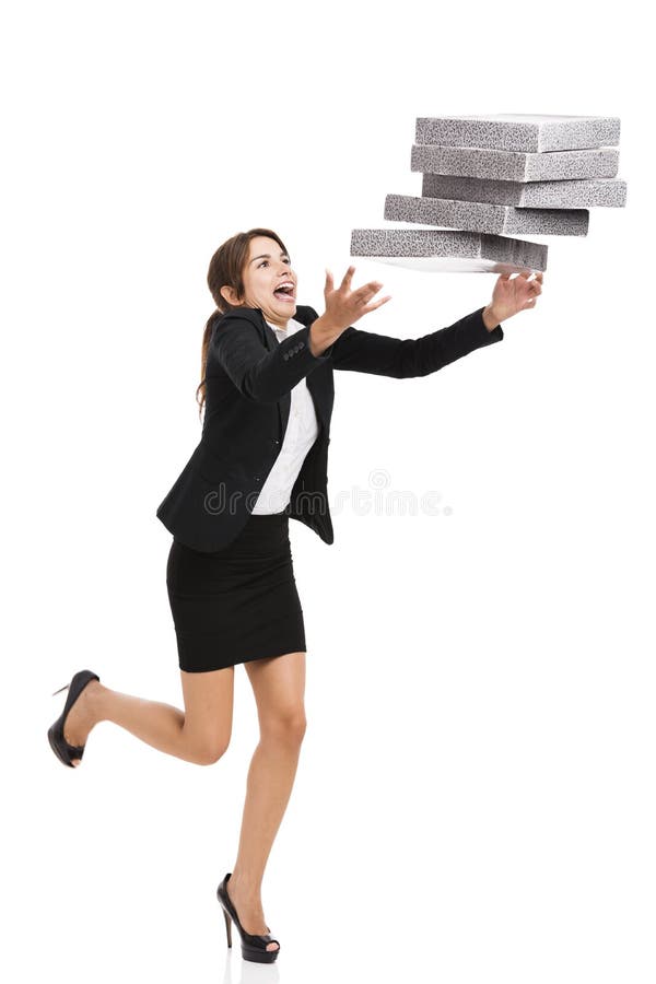 Falling folders royalty free stock photos Falling folders royalty free stock photos