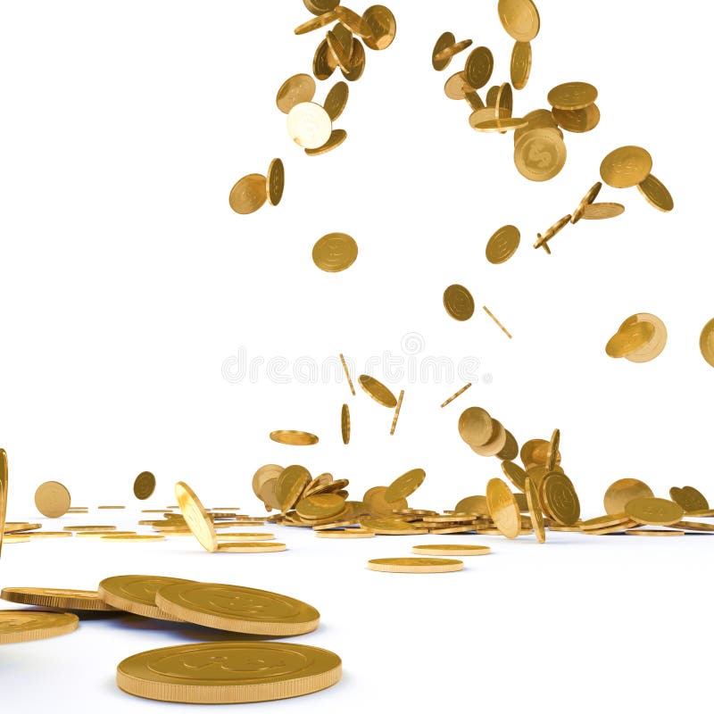 Falling gold chinks