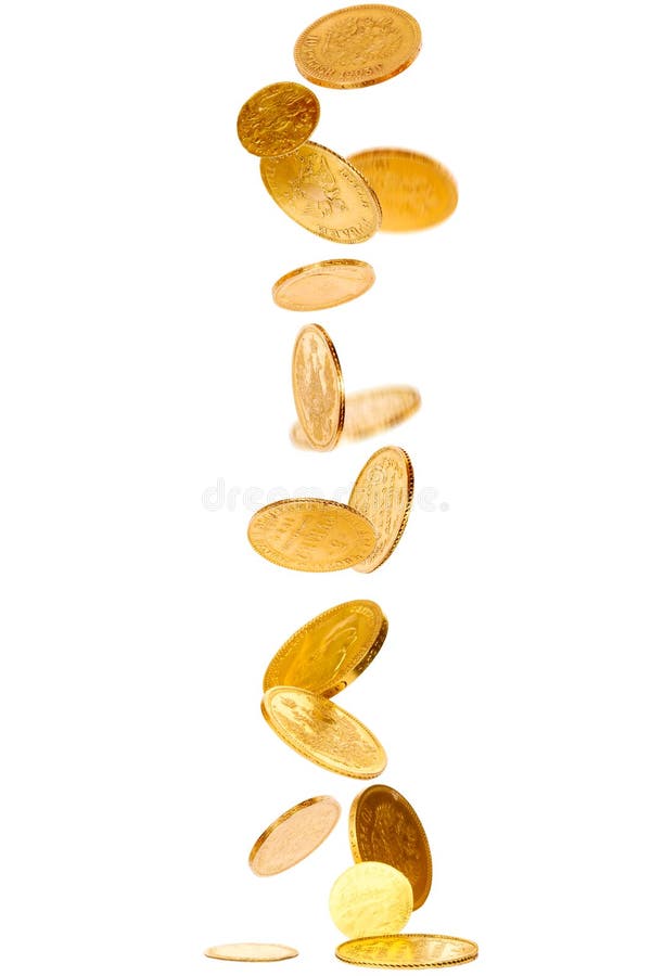 Falling Gold Coins