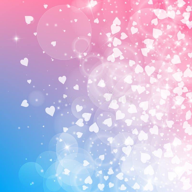 falling hearts background vector falling hearts background vector