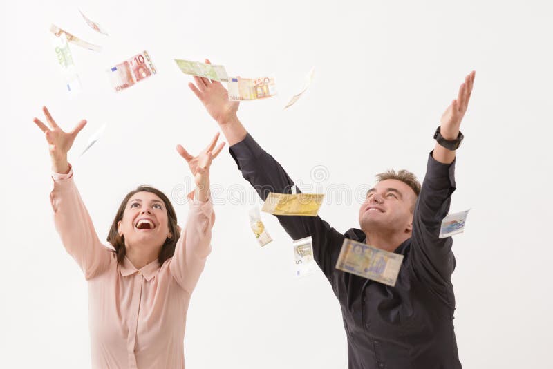 Falling Money stock image Falling Money stock image