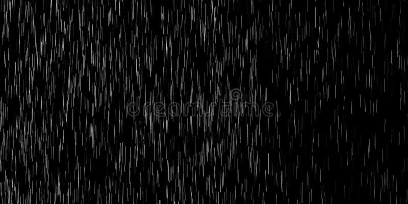 Falling Raindrops Effect Stock Image on Black Background Stock ...