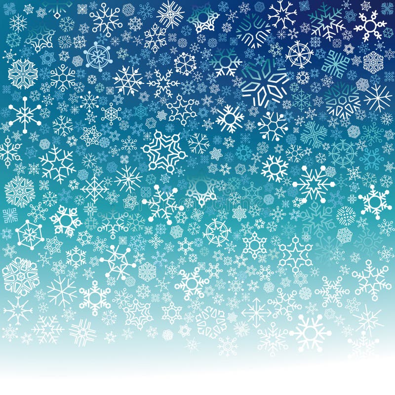 Falling snowflakes stock vector. Illustration of background - 35591569