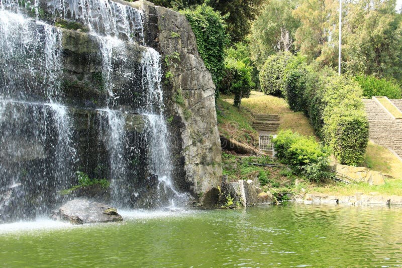 The Falls Garden in Eur Lake, Rome Stock Image Image of garden