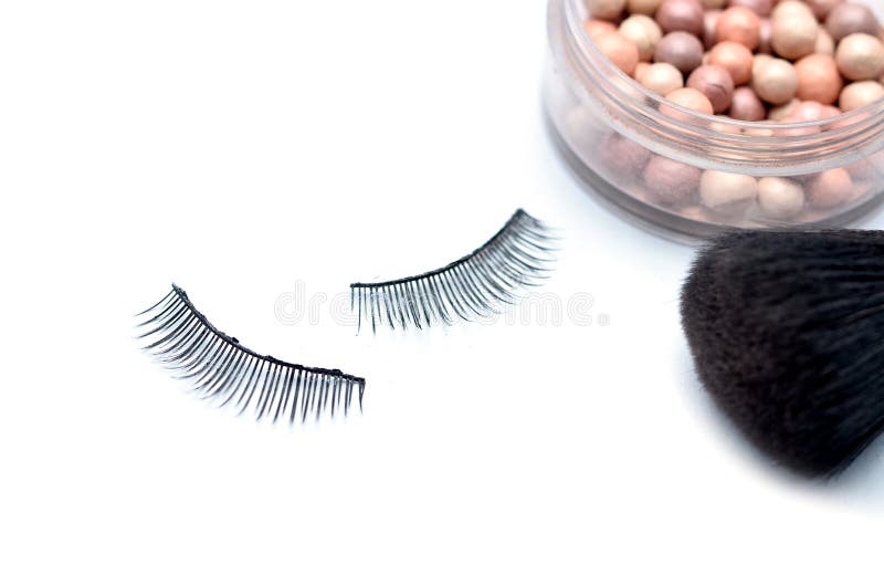 False eyelashes stock image. Image of ridiculous, fashion 39134511