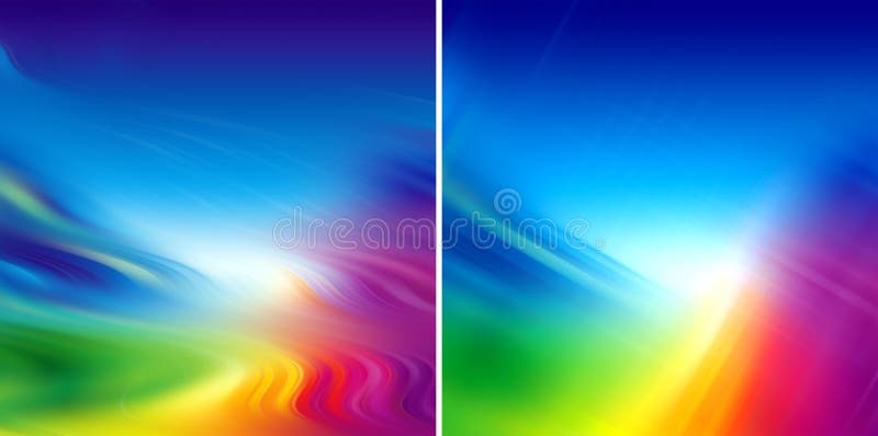 Falta de definición colorida del arco iris libre illustration Falta de definición colorida del arco iris libre illustration