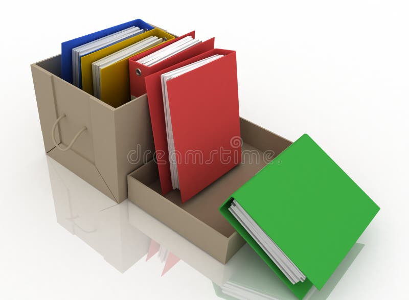 Faltblätter im Sammelpack lizenzfreie abbildung Faltblätter im Sammelpack lizenzfreie abbildung