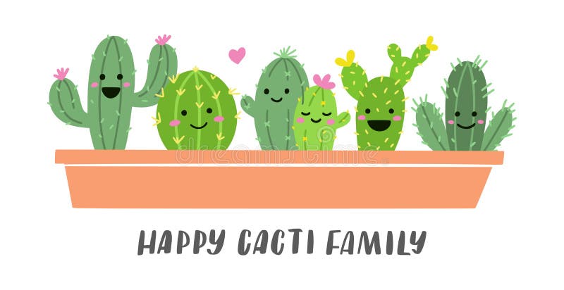 Vetores de Desenho Animado Família Cactus Desenho Animado Ícone Vetorial  Isolado Ilustração Vetorial Isolada Família Feliz Personagem De Cactos  Engraçado Print Na Camiseta Cartão Adesivo e mais imagens de Cacto - iStock
