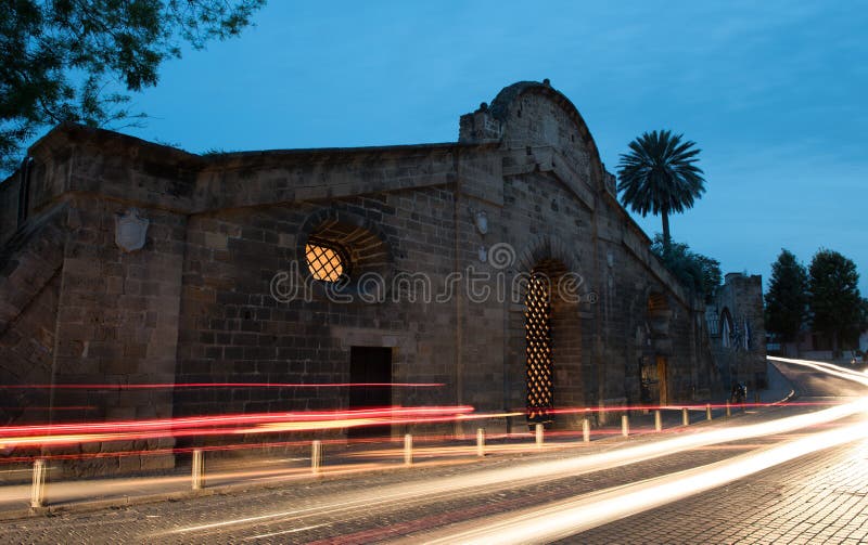 Famagusta Gate historical building landmark, Nicosia Cyprus.