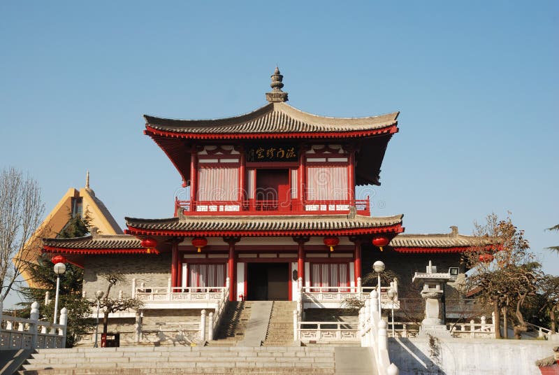 Famen Temple in Xian royalty free stock photography
