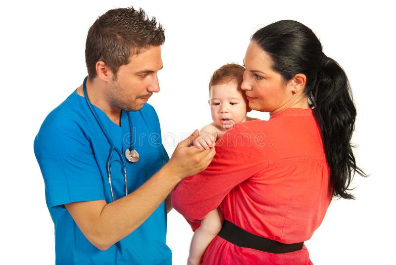 Familienbesuchsdoktor lizenzfreies stockbild Familienbesuchsdoktor lizenzfreies stockbild