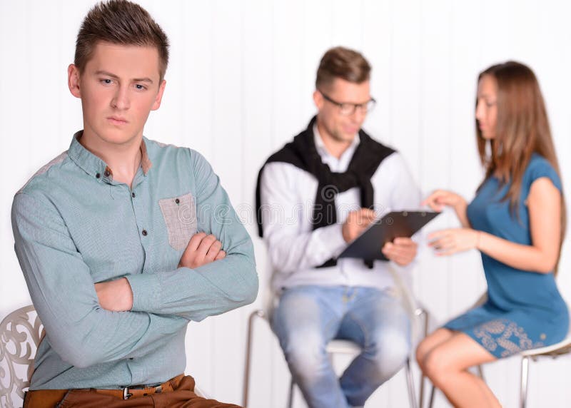 Familiepsycholoog royalty-vrije stock afbeeldingen