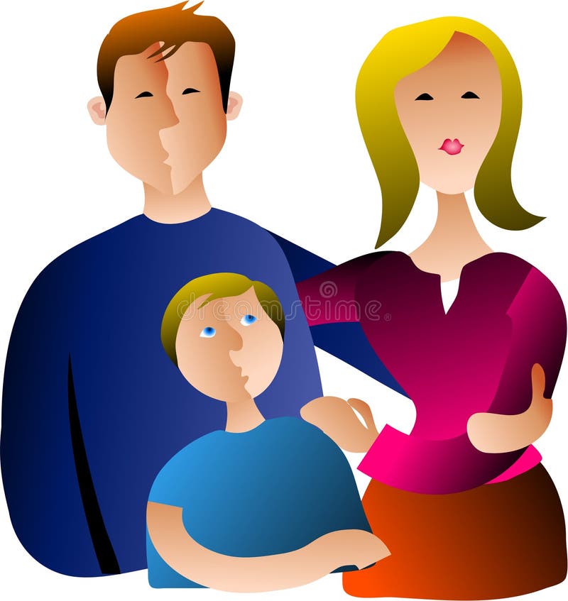 Download Famille illustration de vecteur. Illustration du visages - 83057
