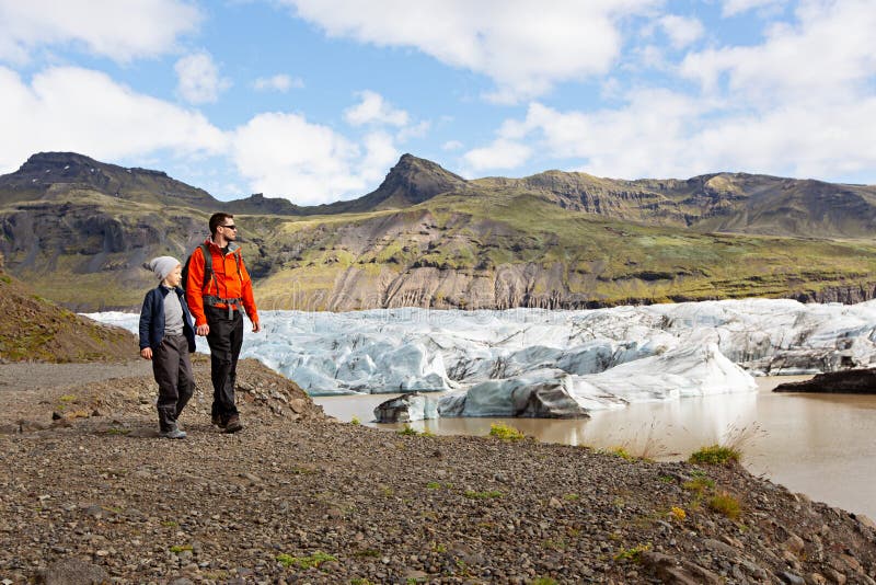 Famille en Islande image stock Famille en Islande image stock