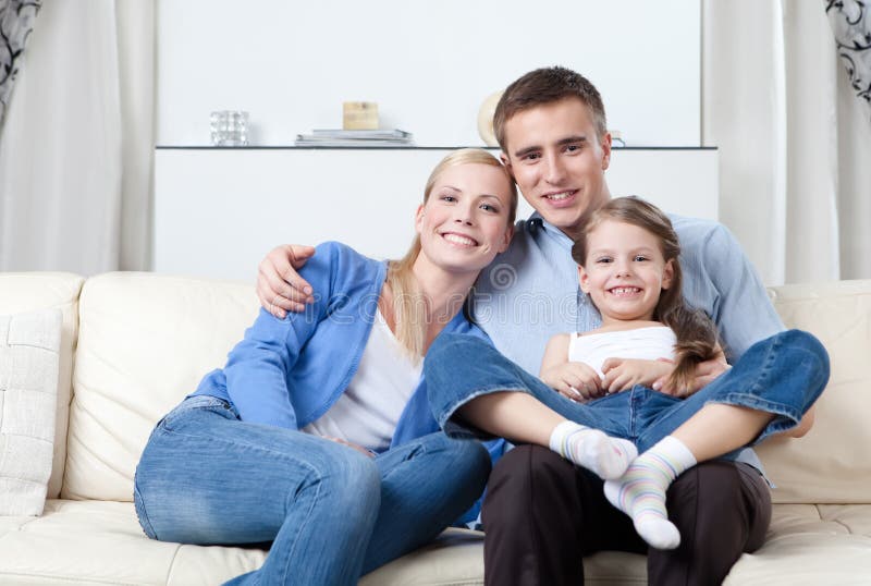 Famille nucléaire photo stock Famille nucléaire photo stock