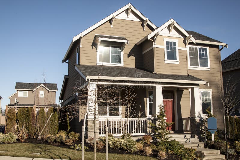 Small House in New York State Stock Photo Image of door, roof 16771860