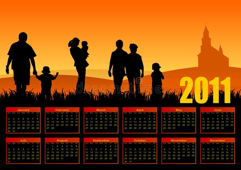 Family calendar 2011