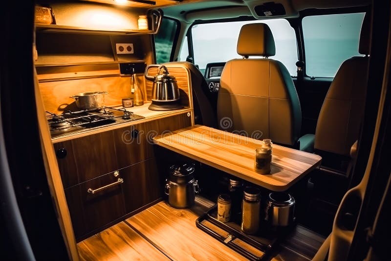 Family Car Suv Conversion Camper, Interior Conversion Effect, Van Life