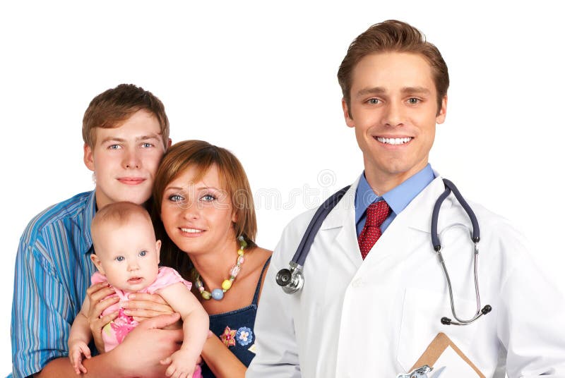 The Family Doctor Is Going To Resign Family doctor stock photo. Image of happy, family, medical - 7671008