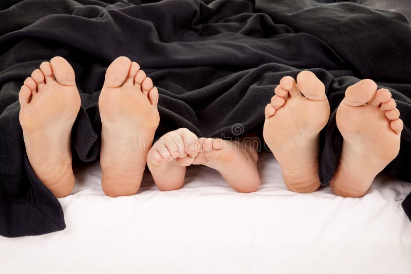 Family feet stock images