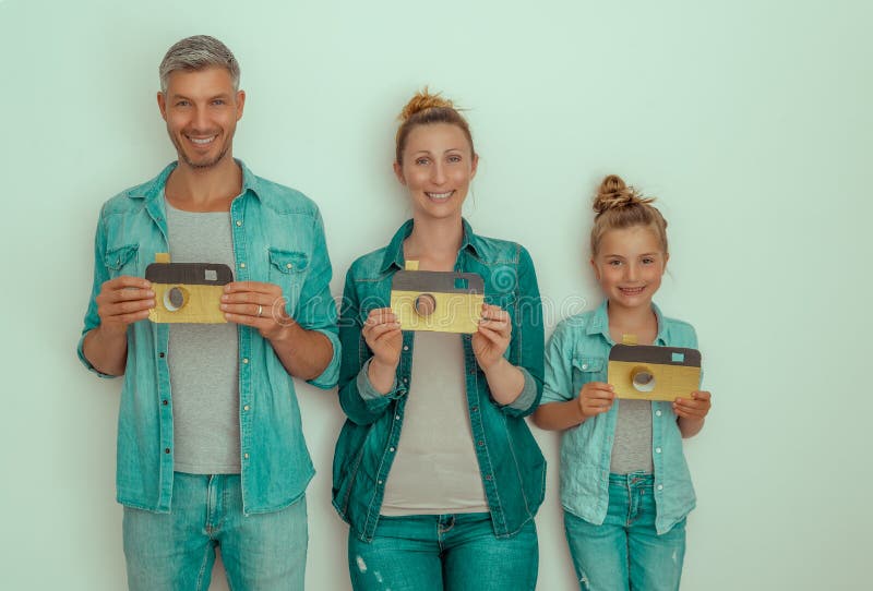 Family fun stock photography