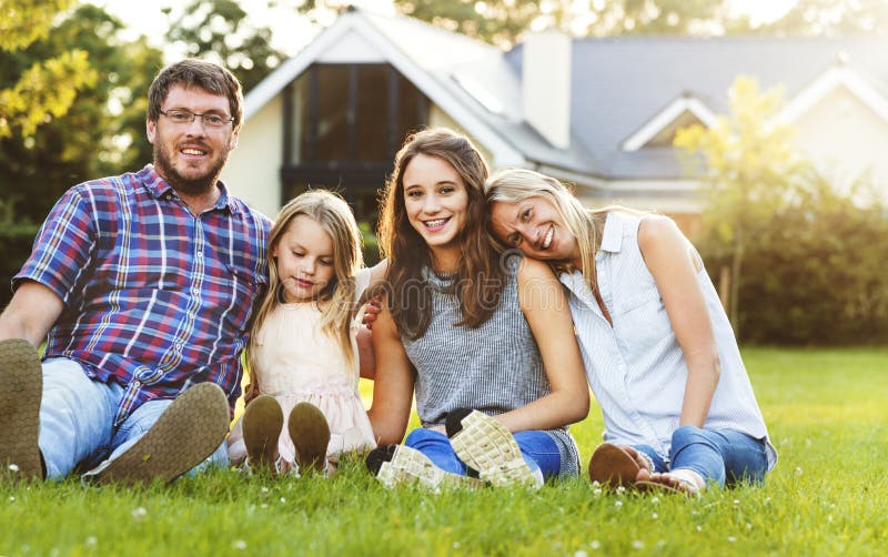 Family Generations Parenting Togetherness Relaxation Concept