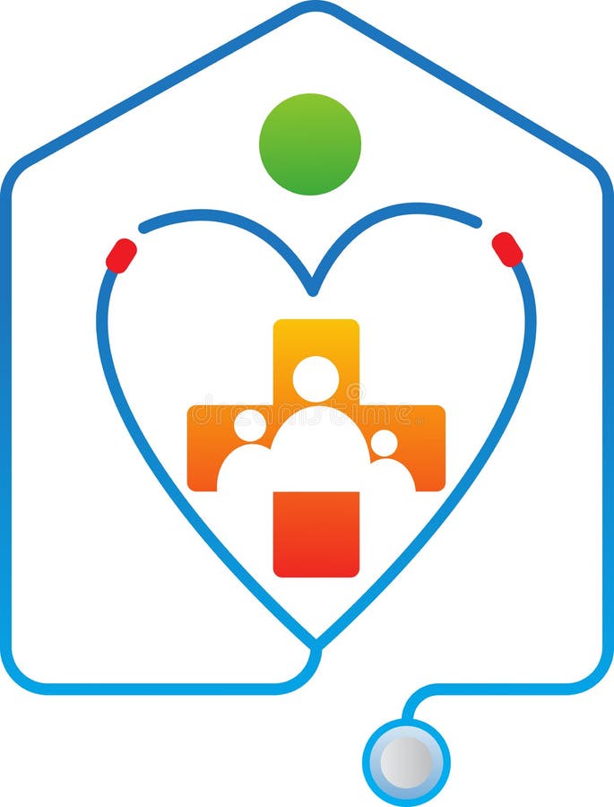 Family health care vector illustration
