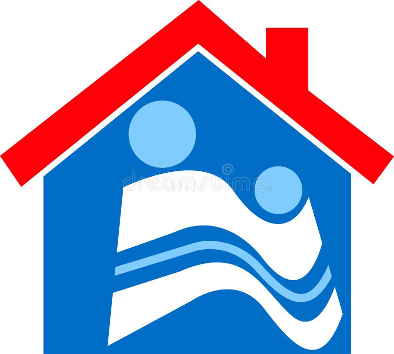 Family house stock illustration